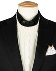 Robert Old - Black Pure Cashmere Jacket crafted with Loro Piana Fabric JACKETS Robert Old
