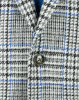 Robert Old - Grey & Blue Prince of Wales Check Wool Jacket JACKETS Robert Old