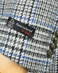 Robert Old - Grey & Blue Prince of Wales Check Wool Jacket JACKETS Robert Old