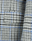 Robert Old - Grey & Blue Prince of Wales Check Wool Jacket JACKETS Robert Old