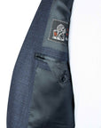 Robert Old - Navy Weave Wool & Silk Jacket crafted with Loro Piana Fabric JACKETS Robert Old