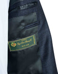 Robert Old - Navy Weave Wool & Silk Jacket crafted with Loro Piana Fabric JACKETS Robert Old