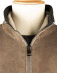 Robert Old - Stone Beige Leather Shearling Jacket LEATHERS Robert Old