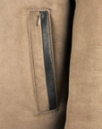 Robert Old - Stone Beige Leather Shearling Jacket LEATHERS Robert Old