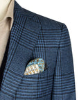 Robert Old - Blue Window Pane Check Wool Jacket JACKETS Robert Old