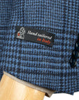 Robert Old - Blue Window Pane Check Wool Jacket JACKETS Robert Old