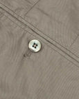 Robert Old - Mud Brown Cotton Linen Stretch Pleat Chino Shorts SHORTS Robert Old