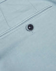Robert Old - Powder Blue Cotton Linen Stretch Pleat Chino Shorts SHORTS Robert Old