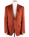 Robert Old - Red Pure Cashmere Italian Blazer JACKETS Robert Old