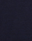 Dark Navy Italian Twill Brushed Cotton Long Sleeve Shirt