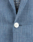 Robert Old - Light Blue Wool, Linen and Silk Suit SUITS SCUDERI