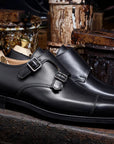 Crockett & Jones - Lowndes Double Buckle Monk Shoes SHOES Crockett & Jones