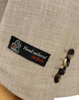 Robert Old - Beige Super 130's Wool, Silk and Linen Suit Crafted in Italy SUITS Robert Old