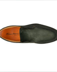 Santoni - Dark Green Suede Desert Boot SHOES Santoni