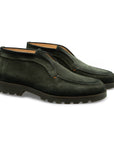 Santoni - Dark Green Suede Desert Boot SHOES Santoni