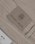 Richard J Brown - Stone Beige 'Milano' Cotton Regular Fit Jeans JEANS Richard J Brown