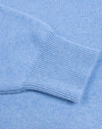 Robert Old - Blue Haze Tiree 4ply Crew Neck Cashmere Sweater CASHMERE Robert Old
