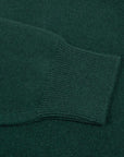 Robert Old - Holly Green Tiree 4ply Crew Neck Cashmere Sweater CASHMERE Robert Old