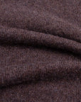 Robert Old - Porcupine Brown Tiree 4ply Crew Neck Cashmere Sweater CASHMERE Robert Old