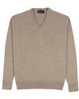 Robert Old - Stoneage Tobermorey 4ply V-Neck Cashmere Sweater CASHMERE Robert Old
