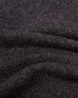 Robert Old - Charcoal Tobermorey 4ply V-Neck Cashmere Sweater CASHMERE Robert Old