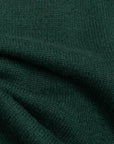 Robert Old - Holly Green Tobermorey 4ply V-Neck Cashmere Sweater CASHMERE Robert Old