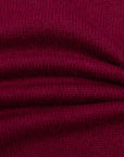 Robert Old - Claret Red Tobermorey 4ply V-Neck Cashmere Sweater CASHMERE Robert Old