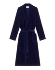 Derek Rose - Navy Triton Cotton Bath Robe UNDERWEAR Derek Rose