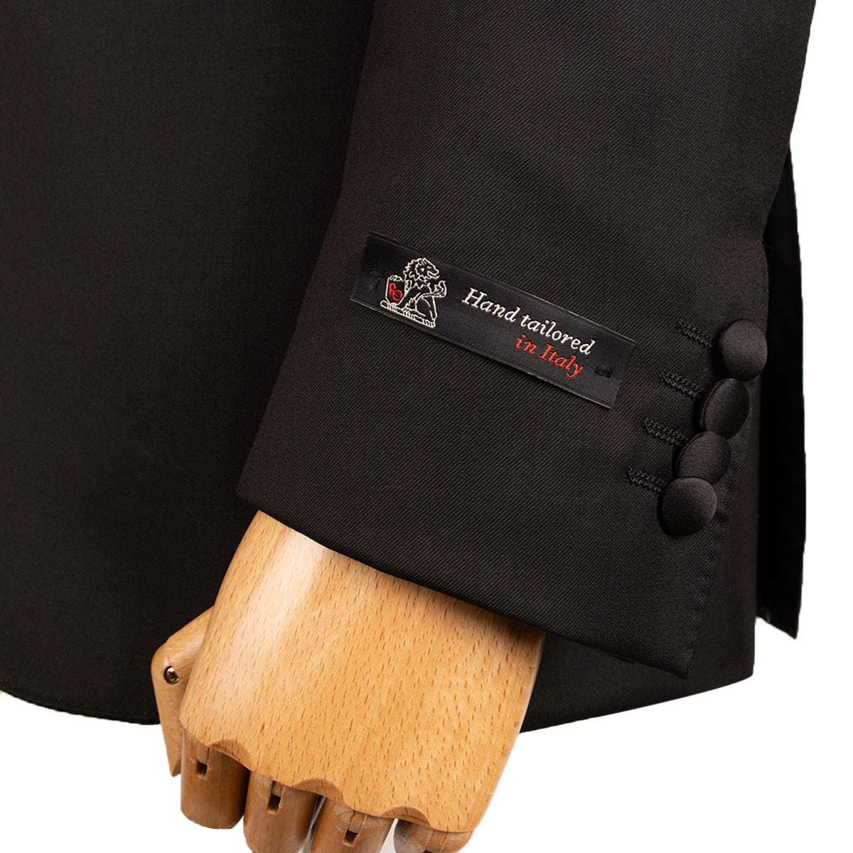 Robert Old - Black Italian Slim Pure Wool Tuxedo Suit SUITS Robert Old