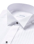 Eton - Contemporary Fit Plissé Wing Collar Dress Shirt L/S SHIRTS Eton