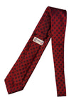Italian three-fold Jacquard Rich Red Neck Tie TIES/CRAVATS Robert Old