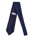 Italian three-fold Jacquard Blue Neck Tie TIES/CRAVATS Robert Old