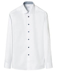 Eton - White Contrast Collar Signature Twill Slim Fit Shirt L/S SHIRTS Eton