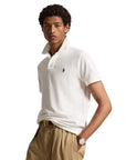 Polo Ralph Lauren - White Iconic Custom Slim Fit Mesh Polo S/S POLOS Ralph Lauren