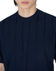 Paul & Shark - Crew Neck Knit T-Shirt in Piuma Cotton TEE SHIRTS Paul & Shark