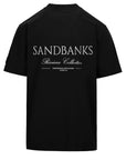 Sandbanks - Black Riviera Collection T-Shirt TEE SHIRTS Sandbanks