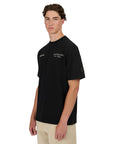 Sandbanks - Black Riviera Collection T-Shirt TEE SHIRTS Sandbanks