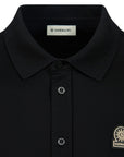 Sandbanks - Black Green Full Button Interlock Polo Shirt S/S SHIRTS Sandbanks
