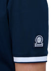 Sandbanks - Badge Logo Polo Shirt Navy S/S POLOS Sandbanks