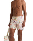 Vilebrequin - Pescador VBQ x Fabrice Hyber 'Moorea' Swim Shorts SWIMWEAR Vilebrequin