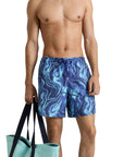 Vilebrequin - Blue Marble 'Moorea' Swim Shorts SWIMWEAR Vilebrequin
