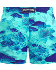 Vilebrequin - Coral Reef Blue 'Moorise' Swim Shorts SWIMWEAR Vilebrequin