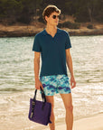 Vilebrequin - Coral Reef Blue 'Moorise' Swim Shorts SWIMWEAR Vilebrequin