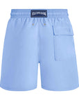 Vilebrequin - Flax Flower Blue 'Moorea' Solid Men Swim Shorts SWIMWEAR Vilebrequin