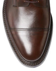 Crockett & Jones - Dark Brown Argyll Wax Calf Derby Boot SHOES Crockett & Jones