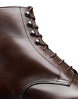 Crockett & Jones - Dark Brown Argyll Wax Calf Derby Boot SHOES Crockett & Jones