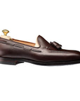 Crockett & Jones - Cavendish Dark Brown Pebble Grain Tassel Loafer SHOES Crockett & Jones
