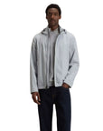 Woolrich - Light Grey Pacific Jacket in Two-Layered Fabric BLOUSONS WOOLRICH