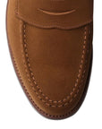 Crockett & Jones - Harvard 2 Snuff Suede Penny Loafer City Sole