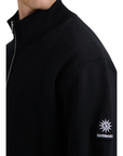 Sandbanks - Black Funnel Neck Full Zip Track Top